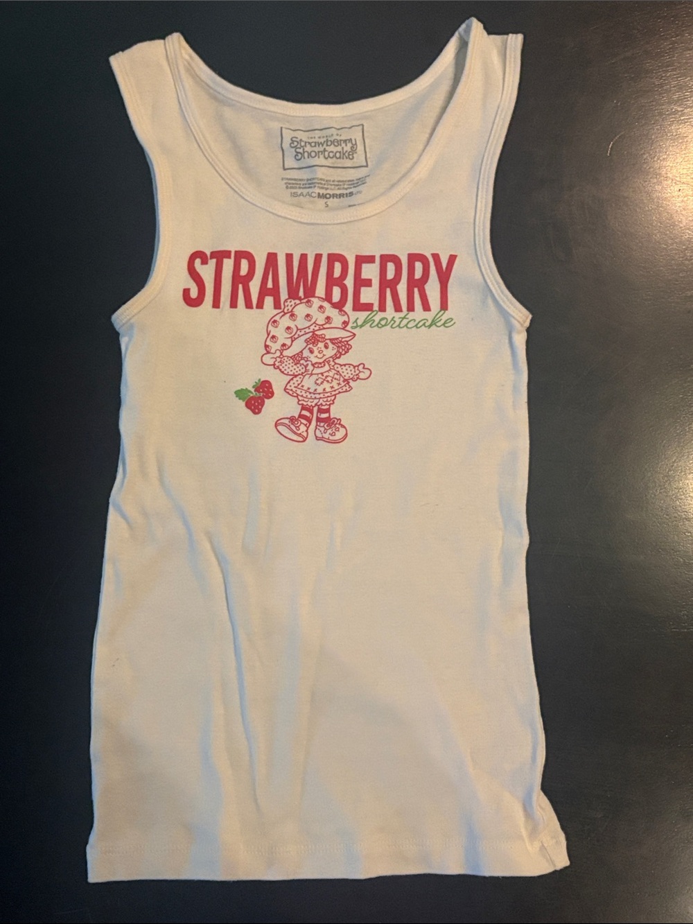 Strawberry Shortcake Girls' White Graphic Tank Top